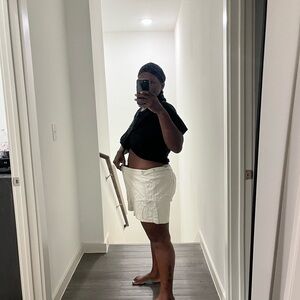 Women's White Shorts